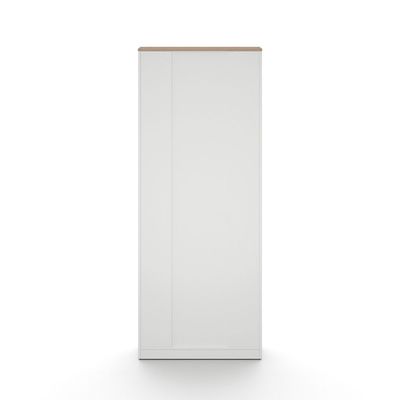 Herstal 4 Door Book case- Oak/White