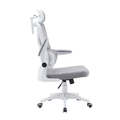 Saturn Office Desk + Modway High Back Office Chair Combo