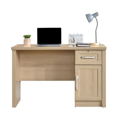 Jupiter Office Desk - Oslo Oak - With 2-Year Warranty