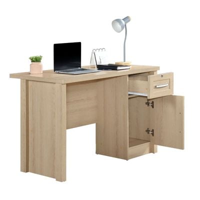 Jupiter Office Desk - Oslo Oak - With 2-Year Warranty