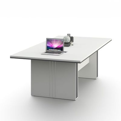 Skive Meeting/Conference Table - Grey/White - With 5-Year Warranty