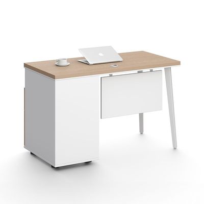 V2 Herstal Office Desk- Oak/White