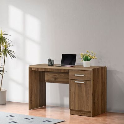 Supreme 1Door & 1Drawer Study Desk-Light Walnut Supreme 1Door & 1Drawer Study Desk-Light Walnut