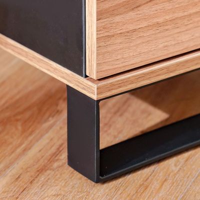 Blend Office Desk With 3 Drawers-Walnut