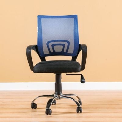 Acqua Mid Back Chair- Blue