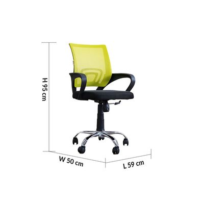 Acqua Mid Back Chair- Green