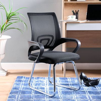 New Acqua Visitor Chair - Black