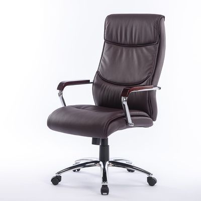 Boss Swivel High Back Office Chair - Brown