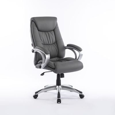 Trenvi Swivel High Back Office Chair - Grey
