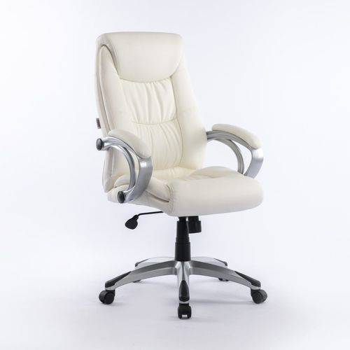 Trenvi Swivel High Back Office Chair - White
