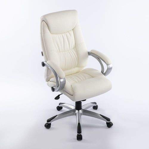 Trenvi Swivel High Back Office Chair - White