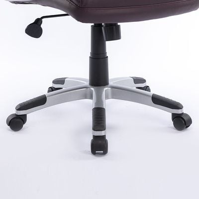 Ventura Swivel Mid Back Office Chair - Brown