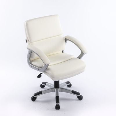 Ventura Swivel Mid Back Office Chair -White