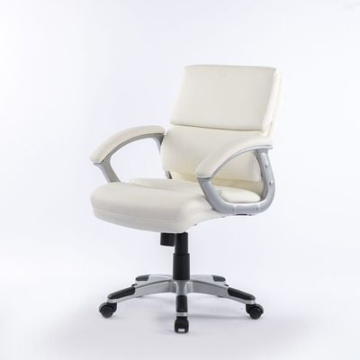 Ventura Swivel Mid Back Office Chair -White