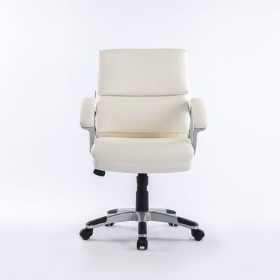 Ventura Swivel Mid Back Office Chair -White
