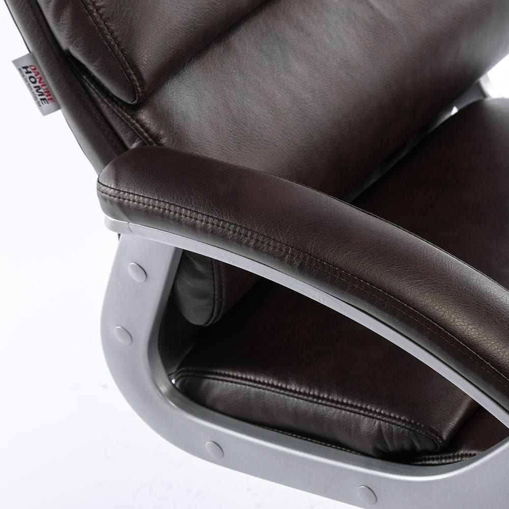 Leather deals chair price