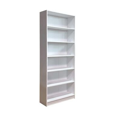 Kernel 6 Tier Bookcase - White