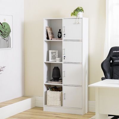 Bush 4 Door Storage Cabinet - White