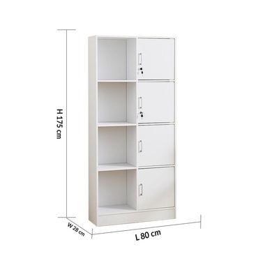 Bush 4 Door Storage Cabinet - White