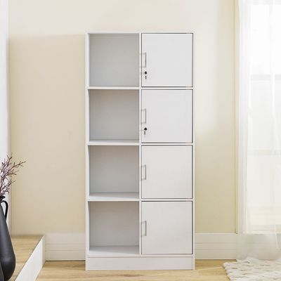 Bush 4 Door Storage Cabinet - White