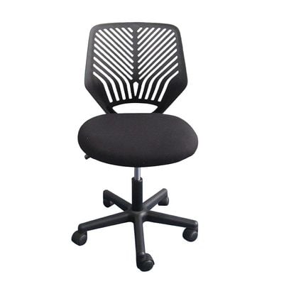 Melodica Midback Office Chair - Black - With 2-Year Warranty