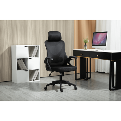 Retorica High Back Office Chair – Black