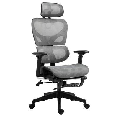 Britanica High Back Office Chair - Grey - With 2-Year Warranty