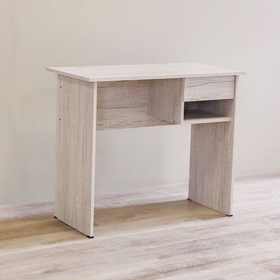 Maura Study Desk with 1 Drawer - White Oak