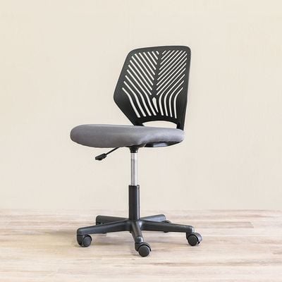 Melodica Mid Back Office Chair - Dark Grey - With 2-Year Warranty