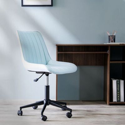 Corinna Mid Back Office Chair - Light Blue - With 2-Year Warranty