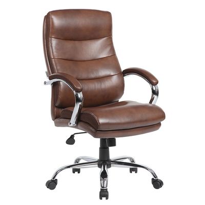 Harland High Back Office Chair - Dark Brown