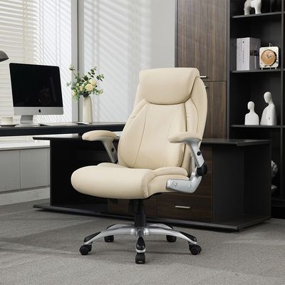 Tyrell High Back Office Chair - Beige