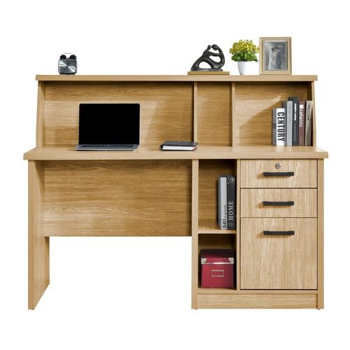 Neptune Study Desk – Oak/Beige – With 2-Years Warranty