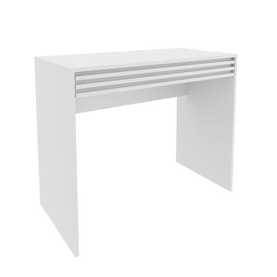 Easton Study desk with 1 Drawer - White