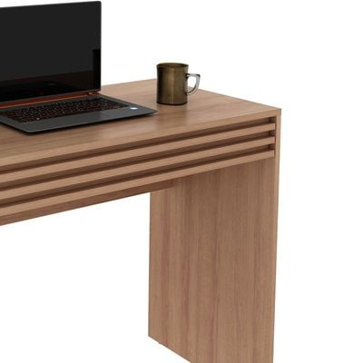 Easton Study Desk with 1 Drawer - Light Brown - With 2-Year Warranty