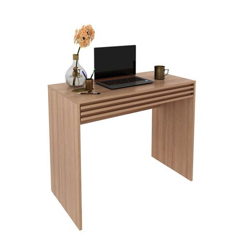 Easton Study desk with 1 Drawer-L.Brown