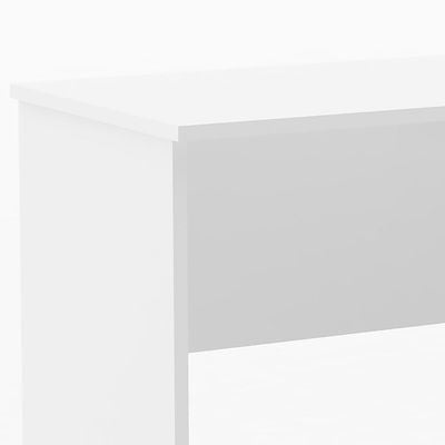Dane Study Desk with Drawer- White - With 2-Year Warranty