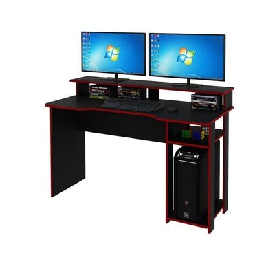 Atlaz Gaming Desk - Red/Black