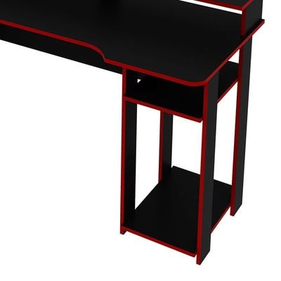 Atlaz Gaming Desk - Red/Black