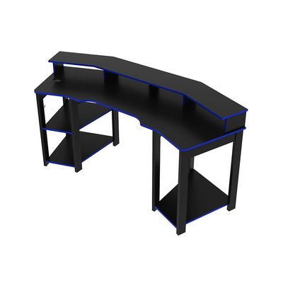 Atlaz Large Gaming Desk - Blue/Black