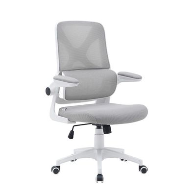 Nevel Mid-Back Office Chair - Grey/White - With 2-Year Warranty