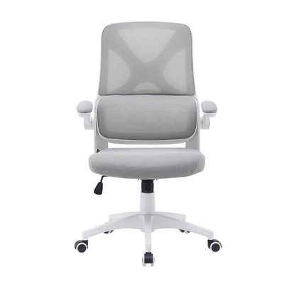 Nevel Mid-Back Office Chair - Grey/White - With 3-Year Warranty
