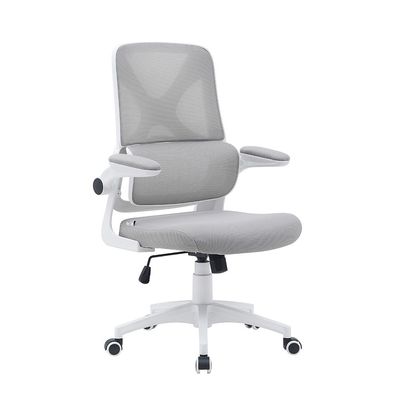 Nevel Mid-Back Office Chair - Grey/White - With 3-Year Warranty