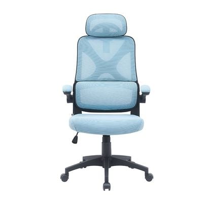 Modway High Back Office Chair - Blue/Black - With 2-Year Warranty