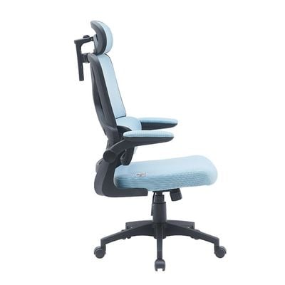 Modway High Back Office Chair - Blue/Black - With 2-Year Warranty