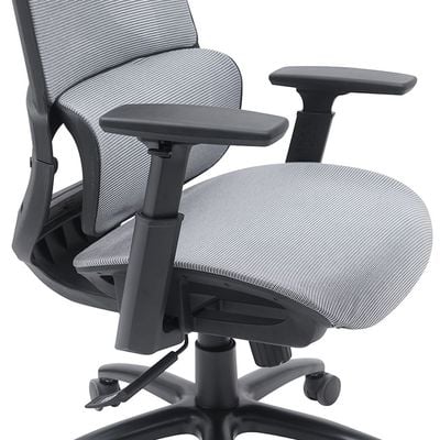 Harwich High Back Office Chair - Grey/Black - With 2-Year Warranty