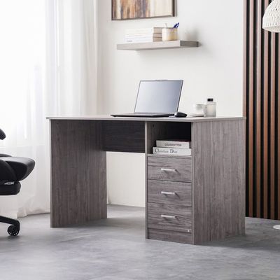 Mercury Office Desk - Grey - With 2-Year Warranty