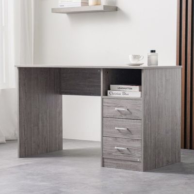 Mercury Office Desk - Grey - With 2-Year Warranty