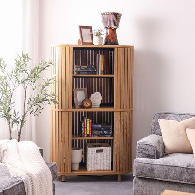 Calibra Bookcase - Light Oak - With 2-Year Warranty