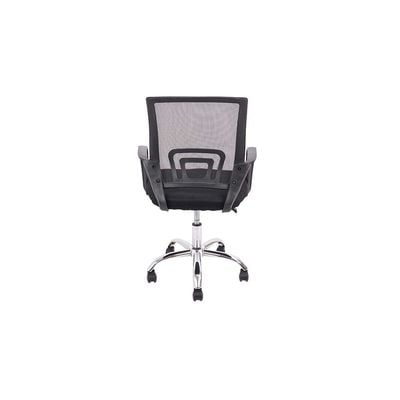 Herald Office Chair - Black/Chrome - With 2-Year Warranty